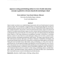 Japanese eating and drinking culture in view of adab education concept as guided in relevant ahaadeeth muttafaqun ‘alayh.pdf